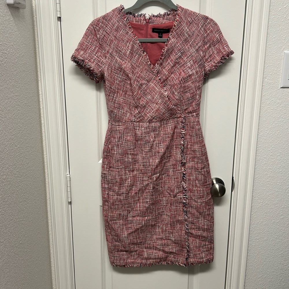 0 Tweed Banana republic dress